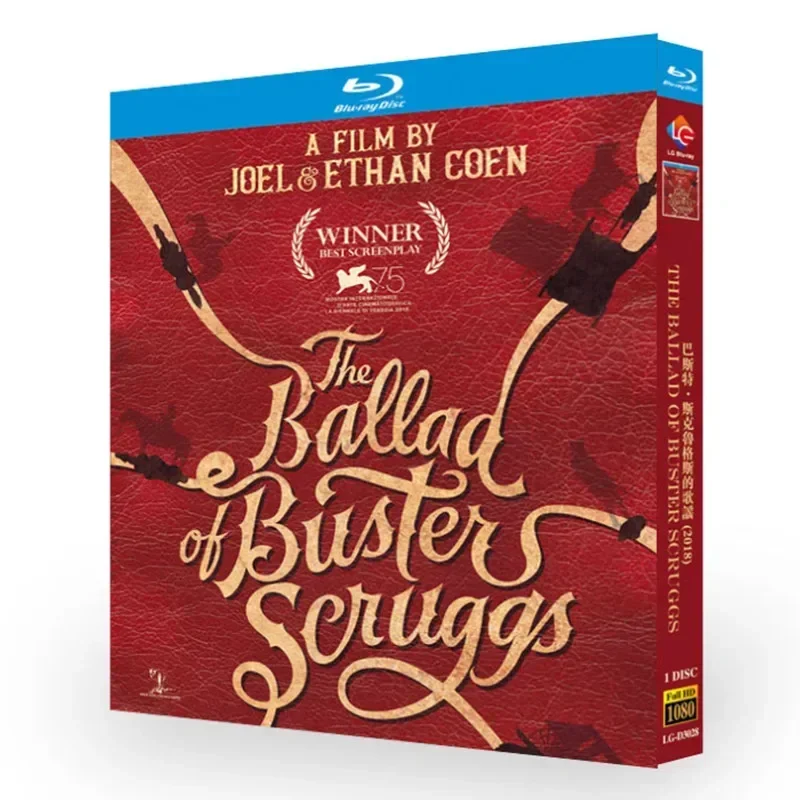Die Ballade von Buster Scruggs 2018 Blu-ray Disc BD Western Komödie Drama Film Kollektion