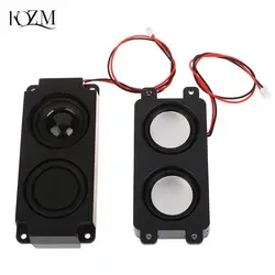 3W 4 Ohm Mini Full Range Clear Sound Cavity Speaker Dual Vibration Membrane Audio Loudspeaker Box Connector For TV Computer