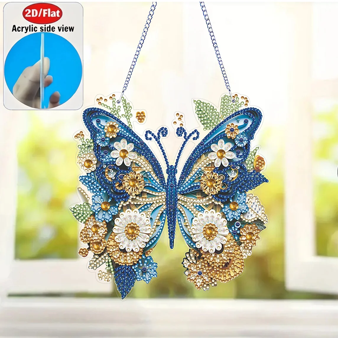 Set Hiasan Kupu-kupu 2D Datar - Resin Art Gift For Birthday ulasan dan harga