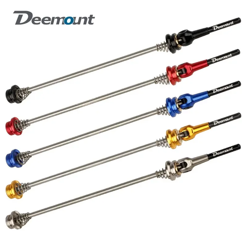 Quick Release Bicycle Skewer for 130/135mm Spaced Hubs 1 Set Front Rear Titanium Alloy QR Lever mtb Road Bike Wheel Hub Parts 