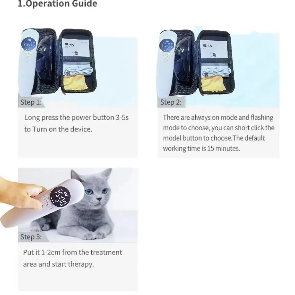 

Handheld Animal Laser Therapy Tool - Safe & Effective for Treating Osteoarthritis, Fractures & Mobility Issues in Pets