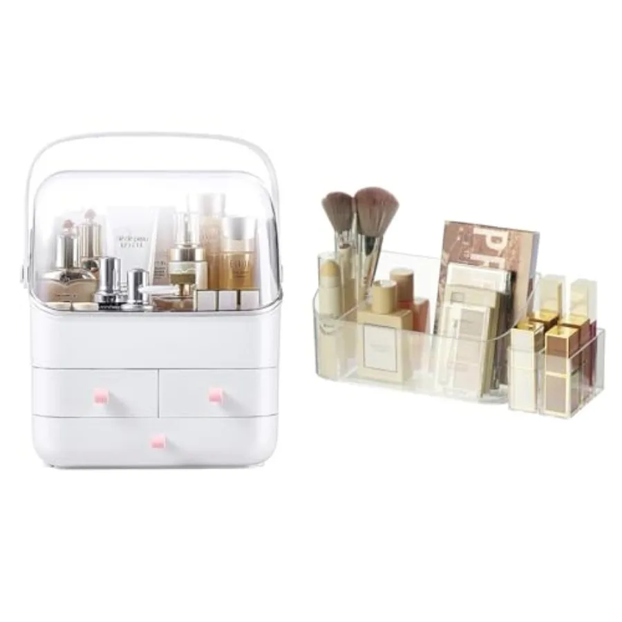 

Органайзер для макияжа старше Косметический Stora ox wit Поднос для макияжа старший органайзер Косметический дисплей Ca