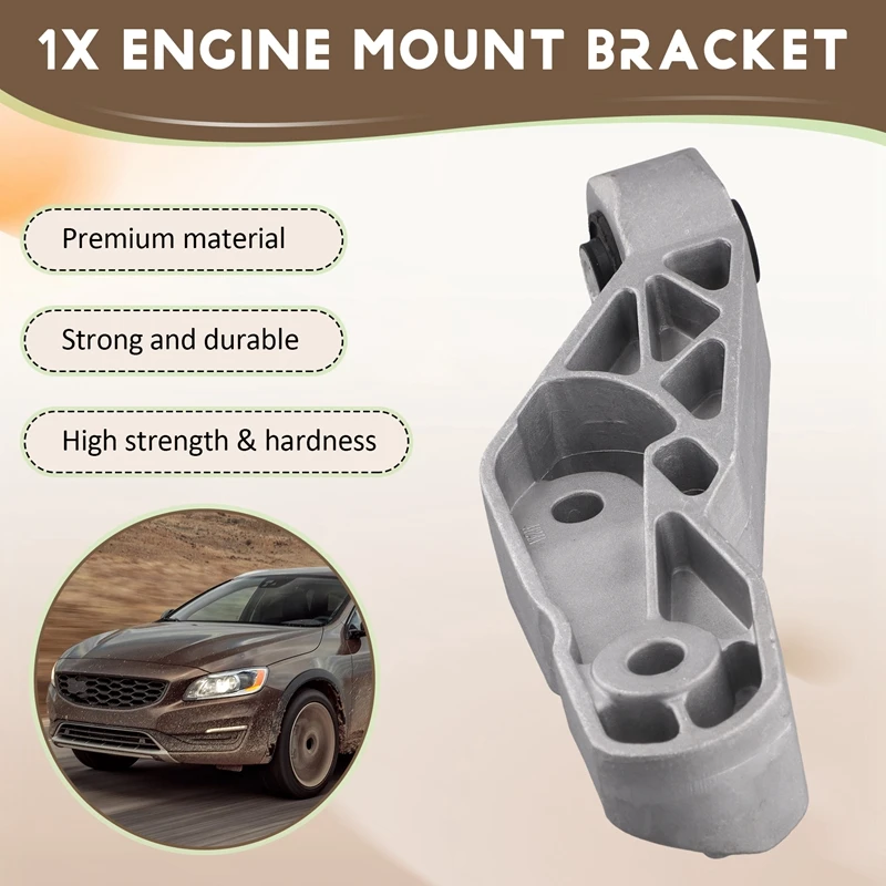 

Кронштейн крепления двигателя 31430975 Для VOLVO S60 XC60 2.0T 5-цилиндровый монтажный кронштейн коробки передач, крутящий момент 8641076