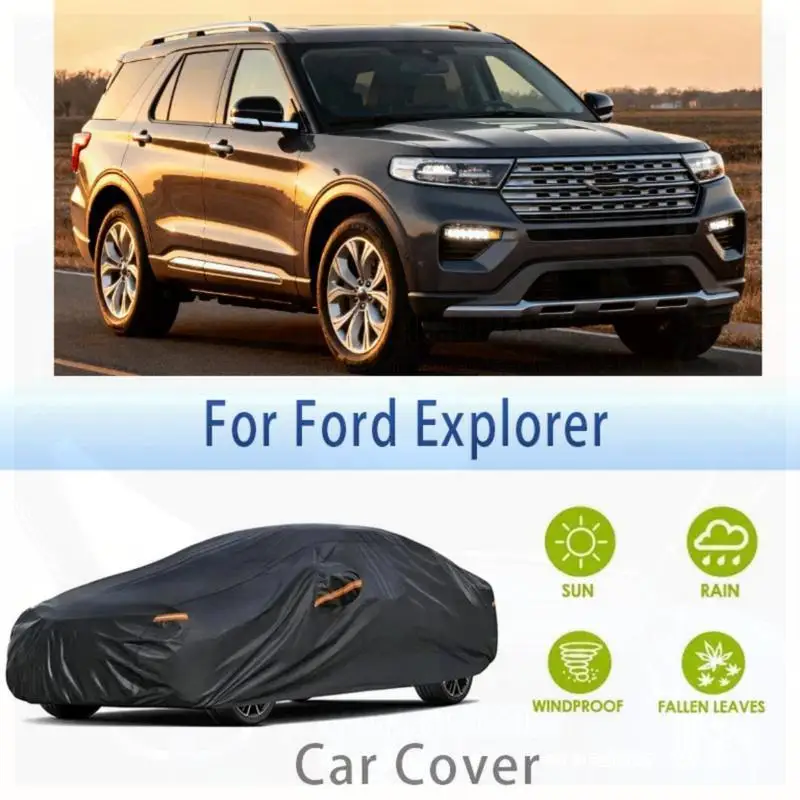 

Explorer Outdoor Protection Waterproof Dustproof All Weather Snow Sunshade Exterior Accessories for Ford Explorer Car Covers