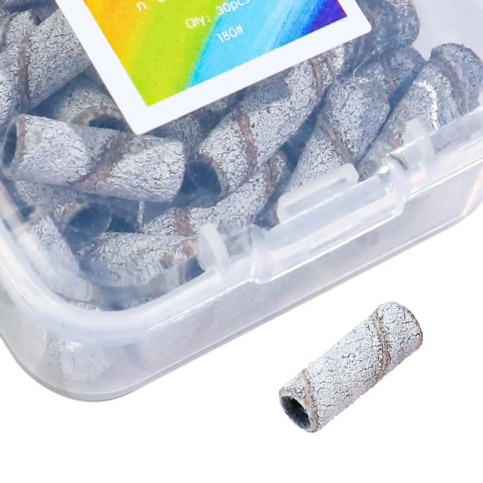 Fasce per levigatura per unghie da 3,1 mm Supporto per trapano in acciaio inossidabile Kit levigatrice per unghie elettrica per attrezzature per pedicure e manicure