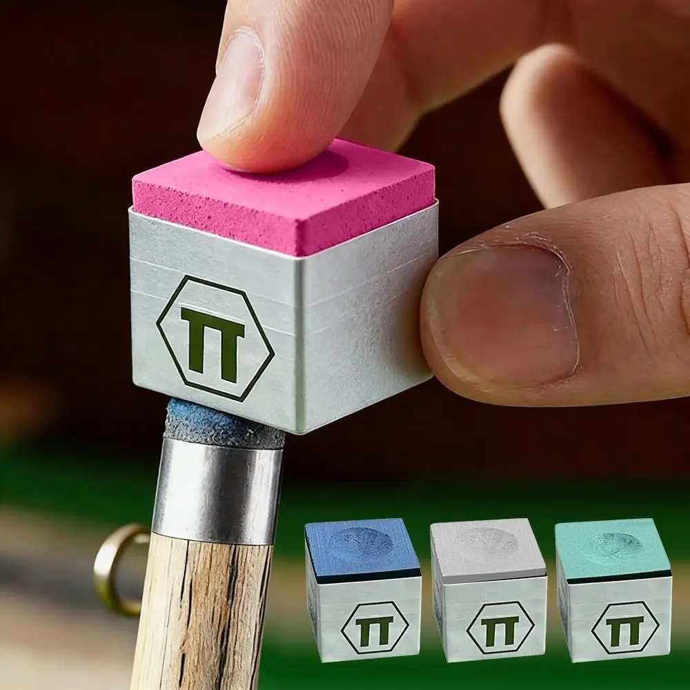 

Square Billiard Cue Chalk Non-slip with Acrylic Box Snooker Neutral Pool Chalk Fine Powder Billiard Pool Chalk