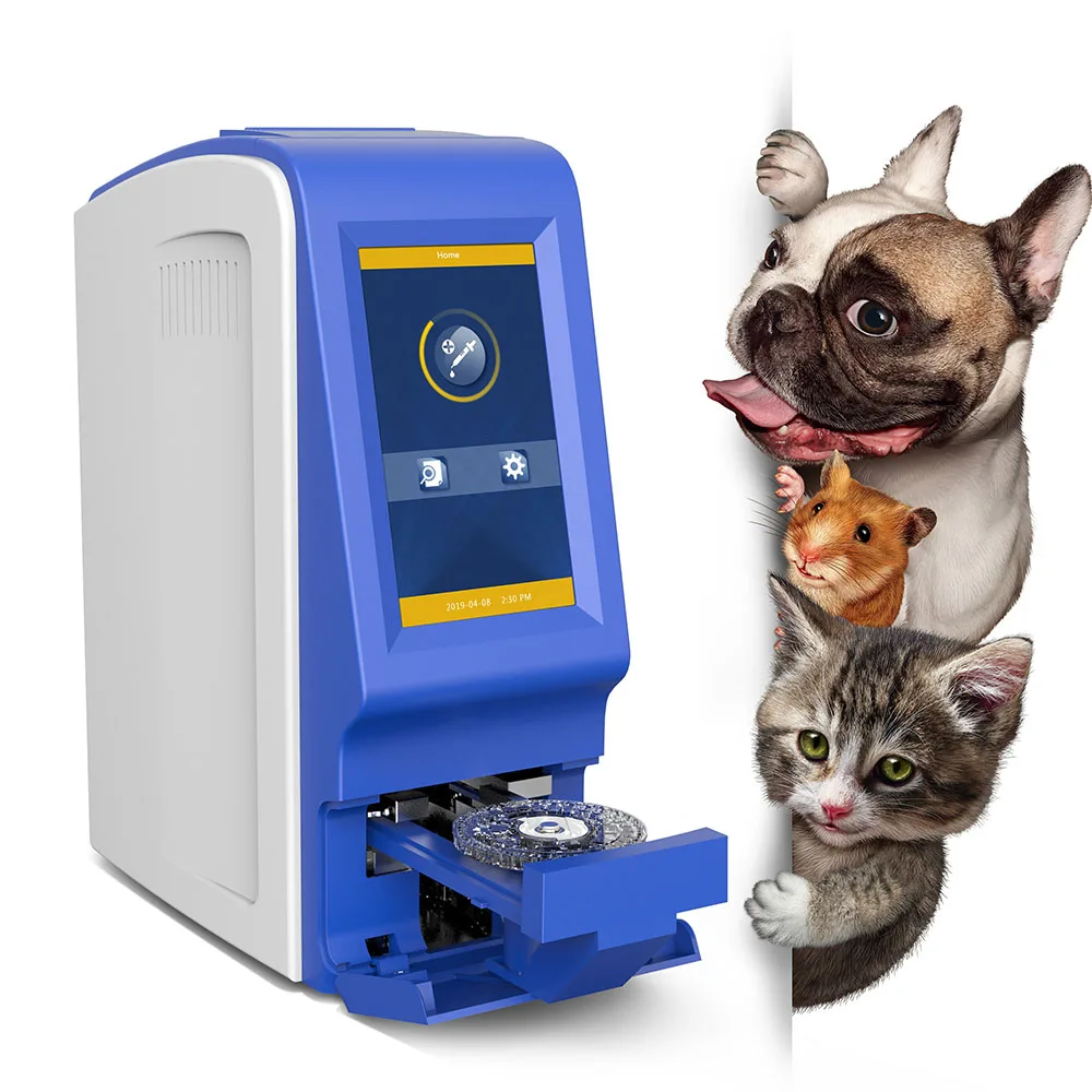 Analisador bioquímico automático portátil, laboratório de diagnóstico rápido, melhor venda, para peso veterinário, temperatura, tamanho de umidade, MOQ