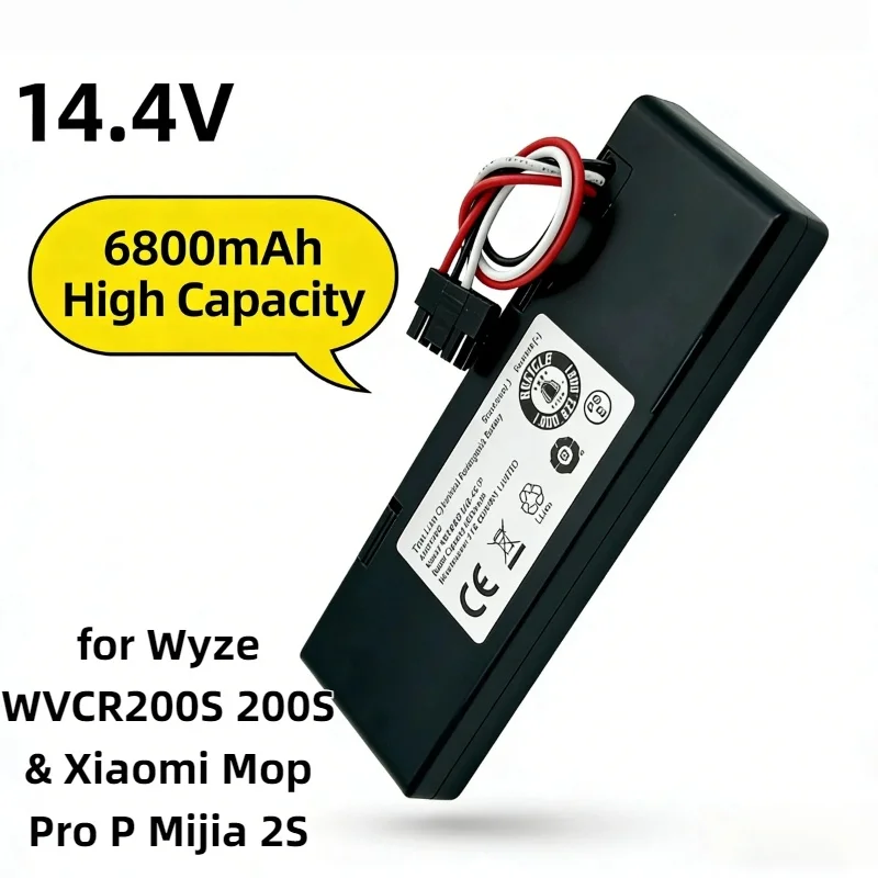 

14.4V 3500mAh Long Runtime Rechargeable Battery – Spare Accessory for Xiaomi Mi Vacuum-Mop 2S STYTJ02YM P & Conga 3290 3390