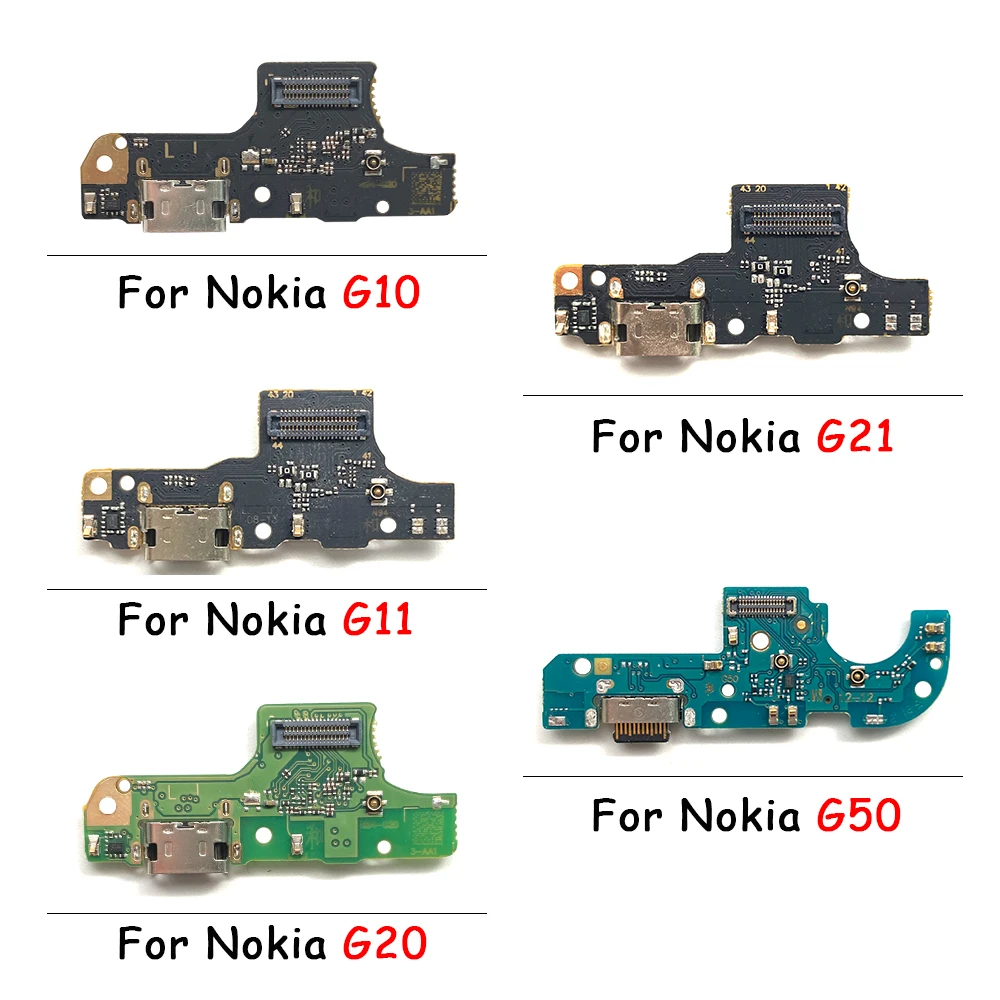 USB Charger Port Jack Dock Connector Flex Cable For Nokia C1 C2 C10 C12 C20 C21 Plus G10 G11 G20 G21 G50  Charging Board Module