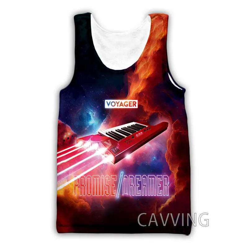 CAVVING 3D Printed  Voyager  Band  Tank Tops Harajuku Vest Summer Undershirt Shirts Streetwear for Men/women