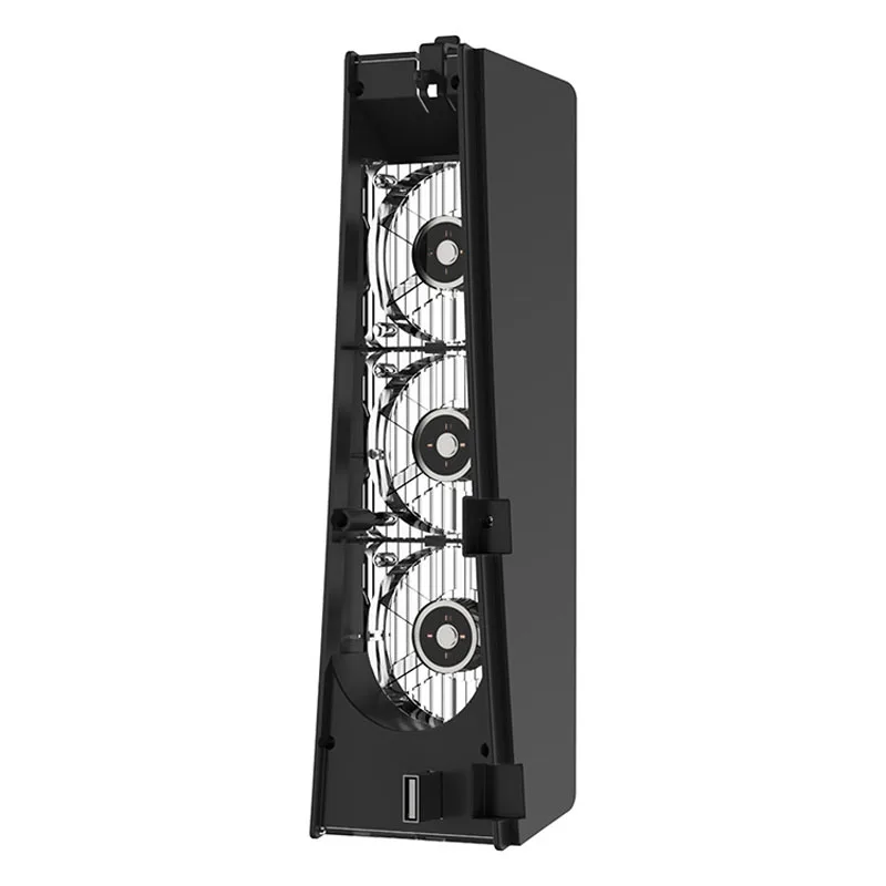 Powkiddy LED Cooling Fan for Sony PS5 Game Consoles with USB Charging Easy Installation for Playstation 5 Console Cooling Cooler