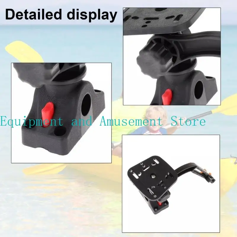 

Y1UC Kayaks Fish Finder Mounting Plate Electronic Fish Finder Mount Base Adapter