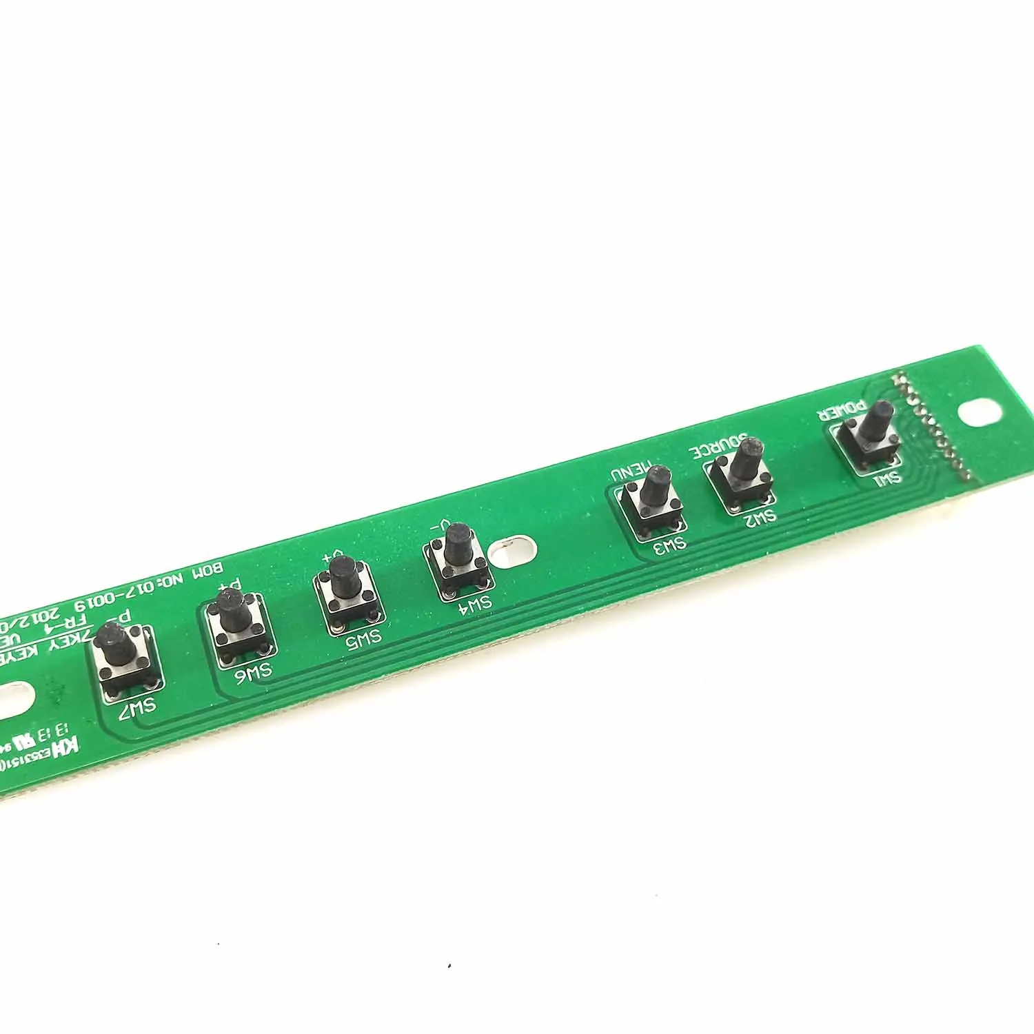 E353151 Teclado Switch Board, D01, 7 teclas, FR-4 VER1.5