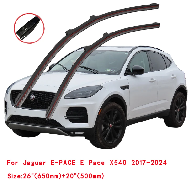 Für Jaguar E-PACE E Tempo X540 2017-2024 Auto Scheibenwischerblatt Frontscheibe Pinsel Waschmaschine Zubehör Fenster Reinigung