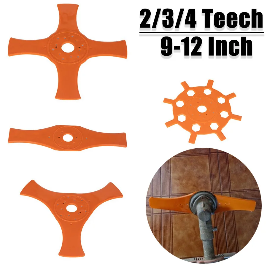 2/3/4-Zahn Nylon Rasentrimmer-Klinge Ersatz-Freischneiderkopf für Unkrautentferner Rasenmäher Gartenwerkzeug-Zubehör