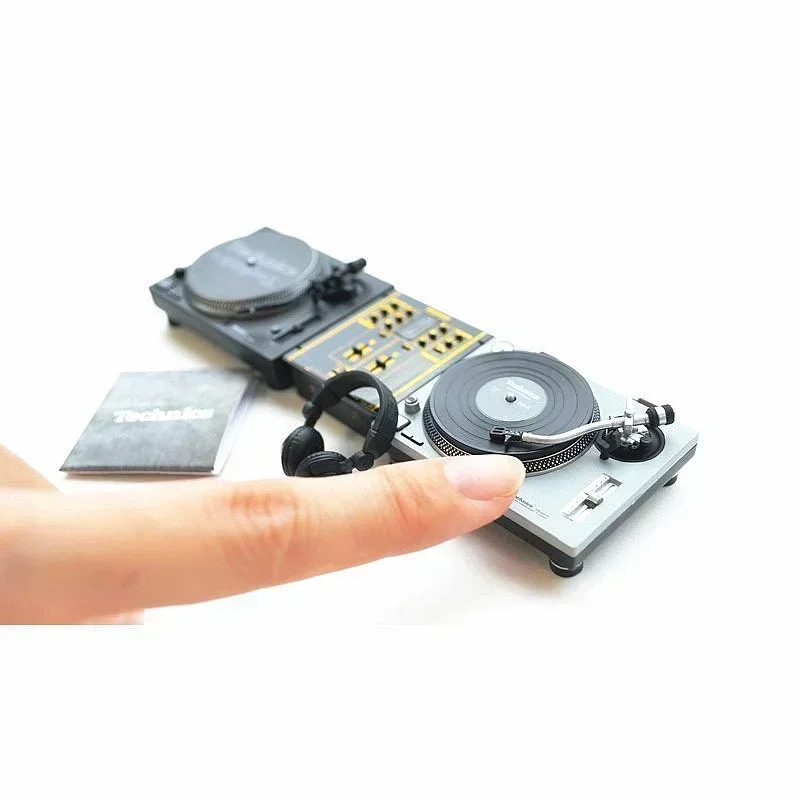 Kenelephant Original Gashapon Capsule Toys Cute Technics Miniature Vinyl Record Player DJ Gacha Figure Anime Accessories Model