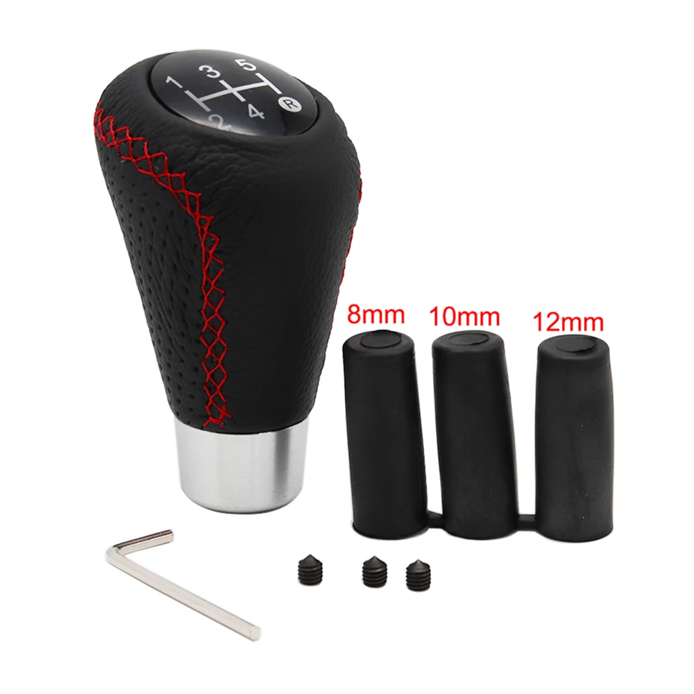 Universal perforated 5-speed gearbox knob gear shift knob car gear shift knob