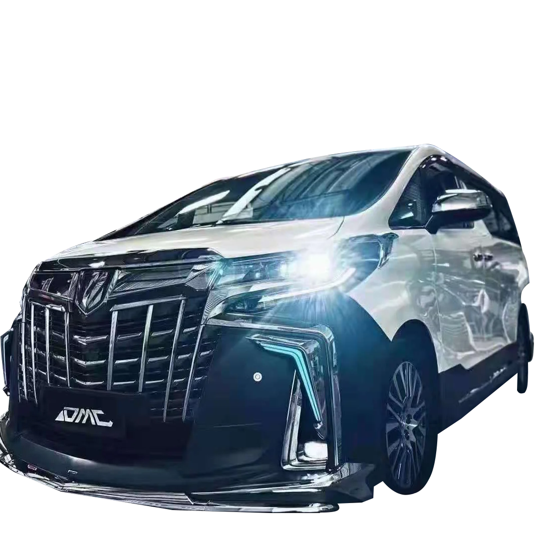 The 20-series body kit for Toyota alphard is upgraded to the 30-series car kit with front and rear bumper heads or tail lights