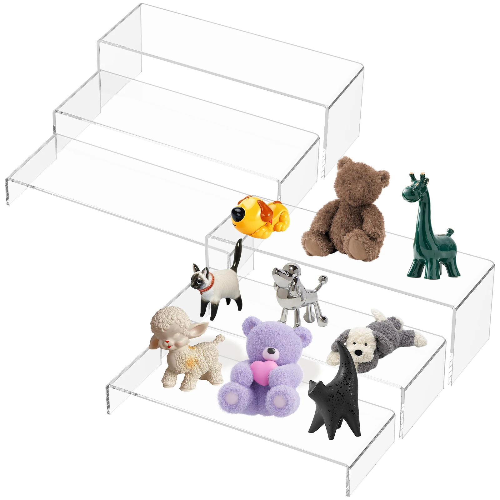 Soporte de exhibición acrílico para colección de figuras Amiibo Funko Pop, soporte para magdalenas de postre, soporte para Perfume y maquillaje