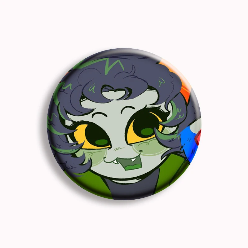 Gamzee Makara Fanart Aesthetic Anime Soft Button Pin Creative Manga Funny Meme Brooch Badge Bag Accessories Fans Collect Gifts