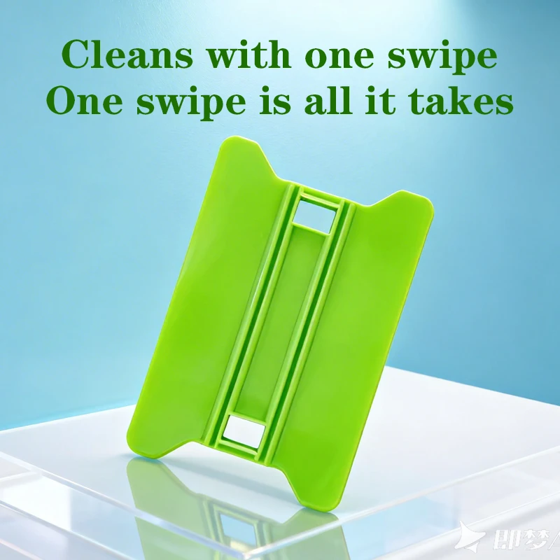 Professional double-edge wing-shaped squeegee for vinyl wrap installation, water removal tool for color change film application