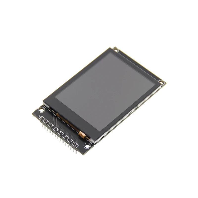 TFT LCD Capacitiva Touch Screen Display Module, IPS Versão, Preto, SPI Serial Port, 2.8 ", 240x320