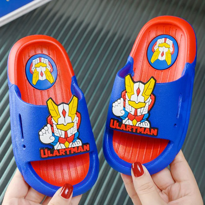 Boys summer household children slippers boys super soft and non slip children bathroom shower anti drop slippers