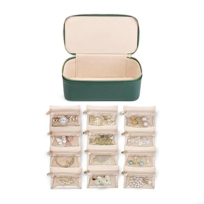 Multipurpose Jewelry Pouches Collection Keeps Valuables Untangled and Visible Suitable for Hobbyists and Designers