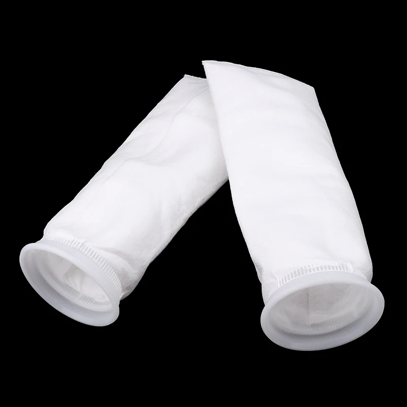 1Pc Fish Tank Filter Bags Sump Filter Socks 50/75/100 Reusable Fish Tank Felt Filter Bags For Fish Tank Filtration Pond