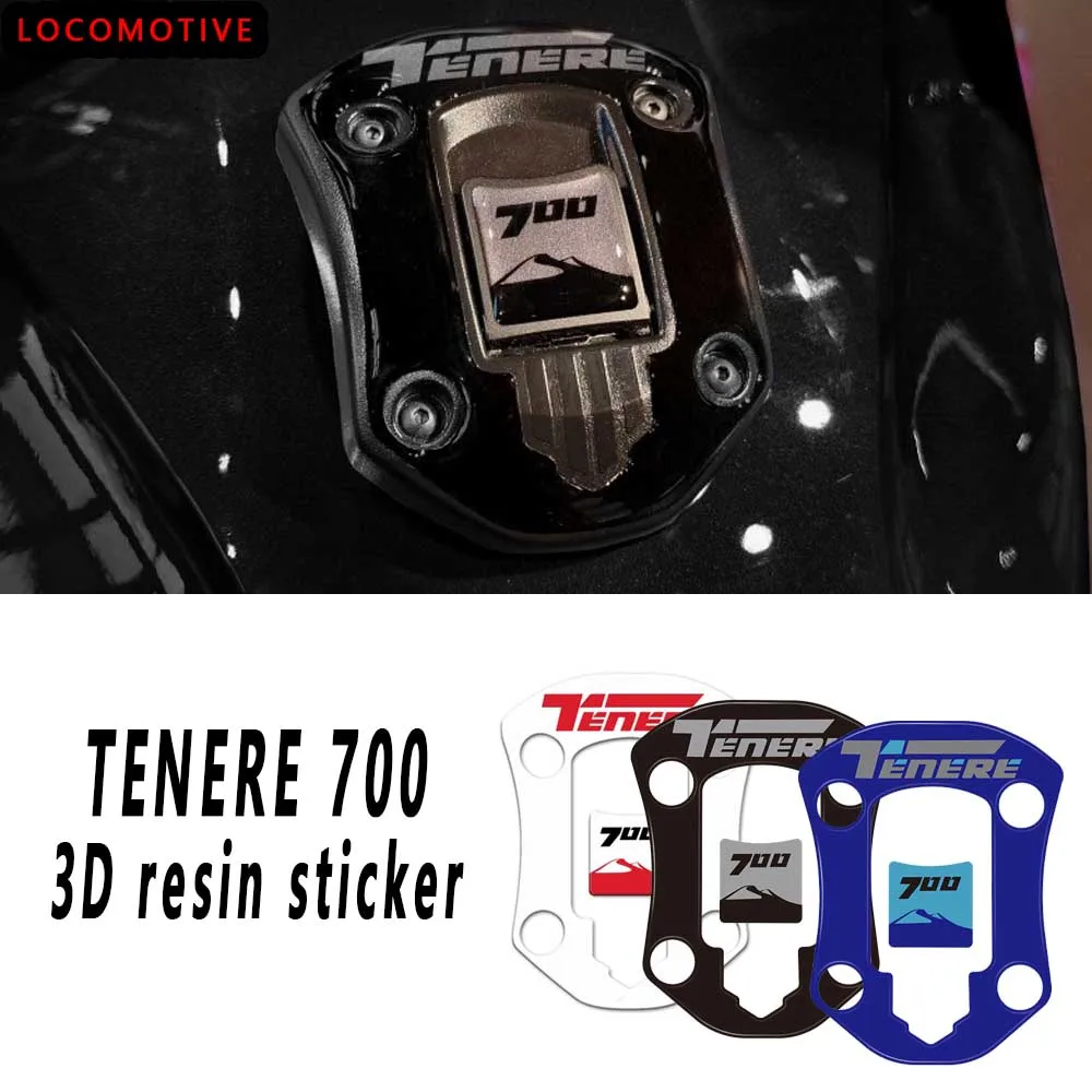 For Yamaha Tenere 700 Tenere 700 Rally 2022-2023 Fuel Tank Cap Sticker Accessories 3D Epoxy Resin Sticker Protection Kit