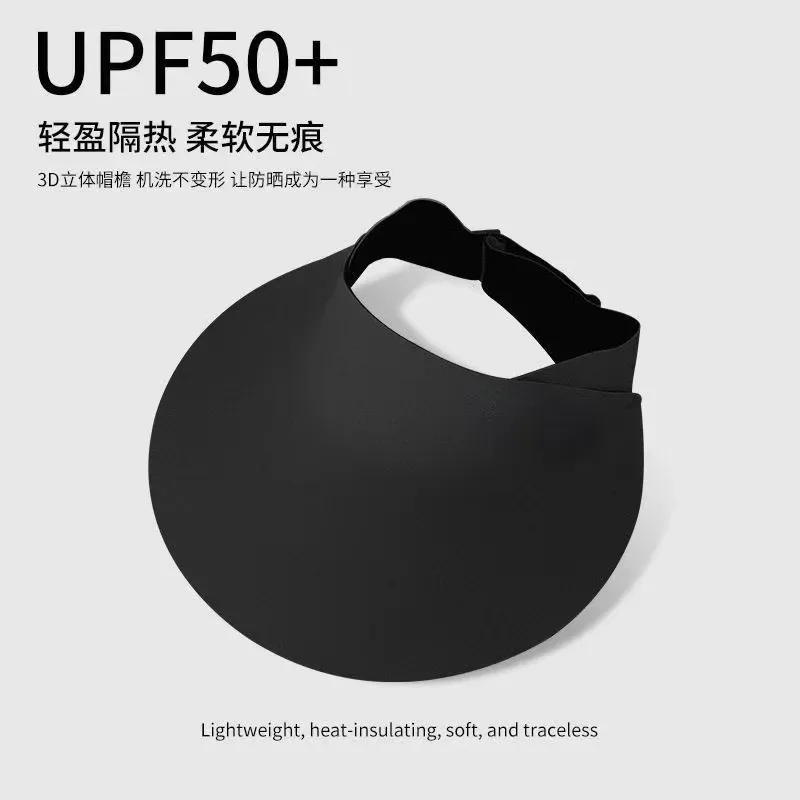 قبعة UPF صيفية لعام 2025، قناع بدون خياطة للأشعة فوق البنفسجية للنساء، قبعة رياضية لركوب الدراجات في الهواء الطلق، تصميم تنحيف الوجه