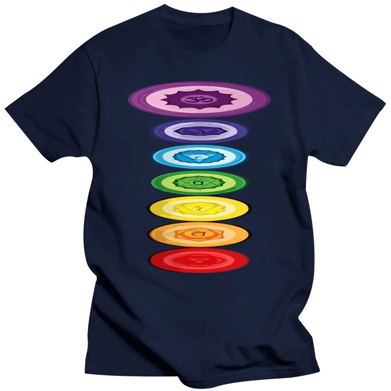 2019 Fashion Men T Shirt Kundalini Yoga Shirt Chakra T Shirt Kundalini Chakra