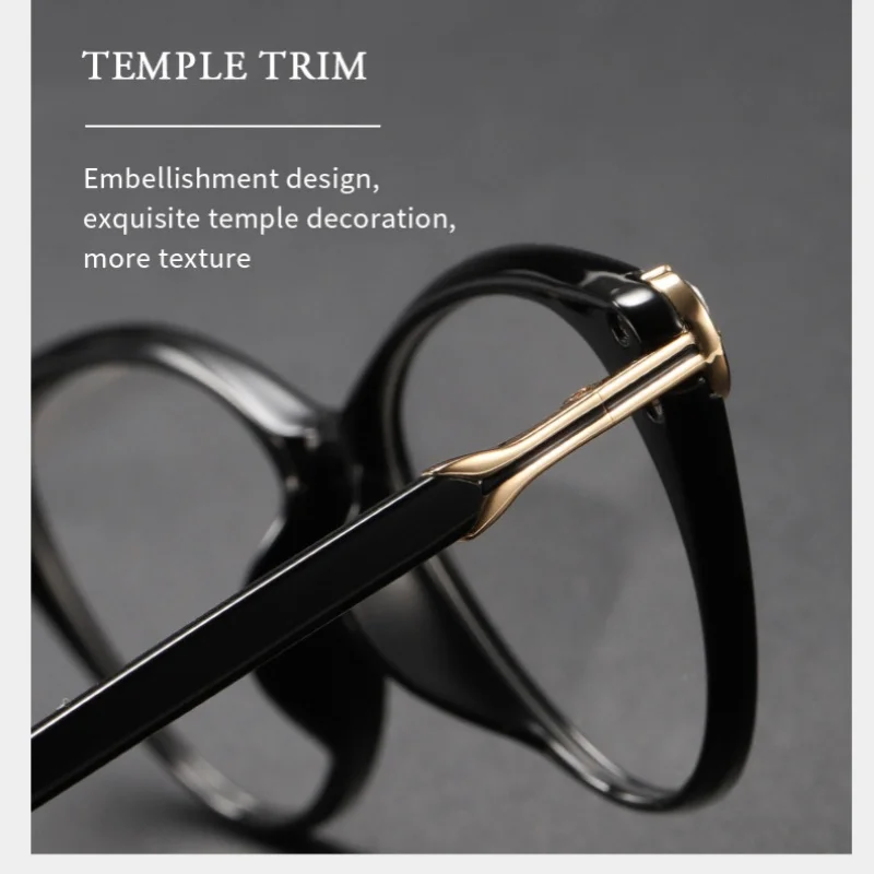 DIEDIESEE トレンディな抗青色光ダイヤモンド散りばめられたフラットライトメガネは、近視と遠視の眼鏡フレームと組み合わせることができます 6029