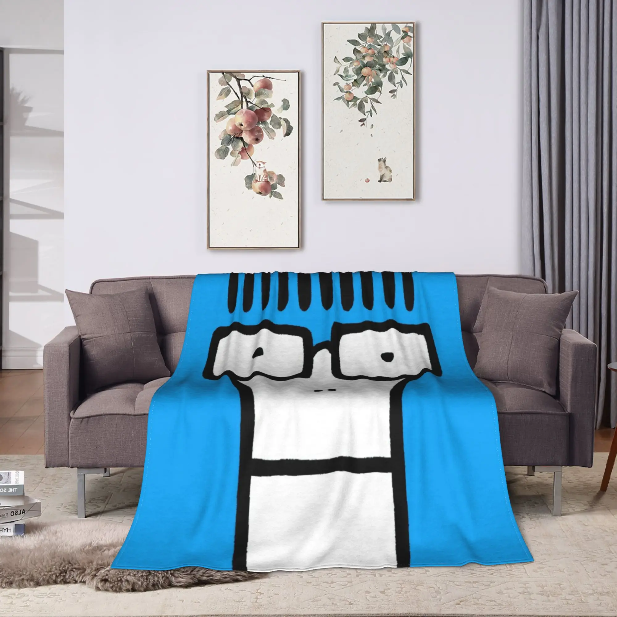 Descendents Milo Goes to College Blanket Warm  Throw Blanket Winter Girl Living Room Picnic Bedspread