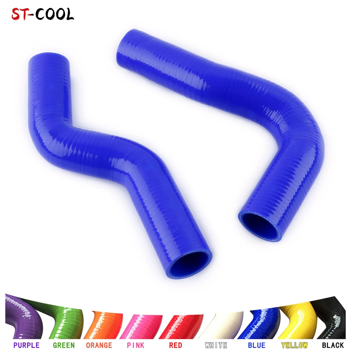 For Subaru Impreza GC8 EJ20 WRX STI 2.0 1992-2000 1993 1994 1995 1996 1997 1998 Radiator Hose Kit Silicone Tubes 2Pcs 10 Colors