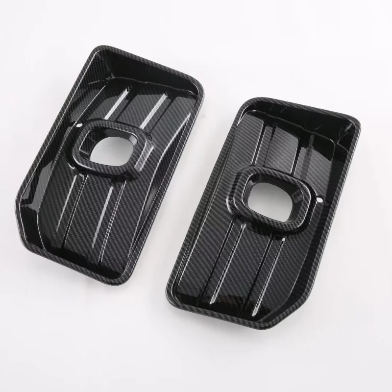 Abaiwai 3d sticker Exterior For Ssangyong Torres 2022 2023 Abs Carbon Fiber Fuel Tank Cap/front Fog Light Trim Frame