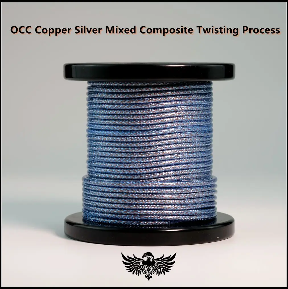 OCC Copper Silver Mixed Bold Earphone Upgrade Cable DIY Earphone Upgrade Cable