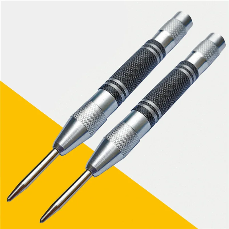 Spring Type Automatic Center Punch Locator Glass Striker Window Breaker Punch Centering Punch Punch Tool