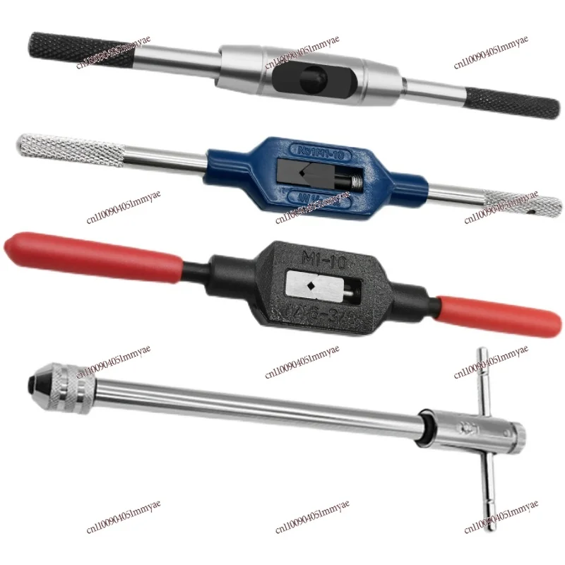 

Tap Wrench Adjustable Ratchet Wrench Extended Rod Tapping Tool Manual Tapping Winch Winch Hard All Steel