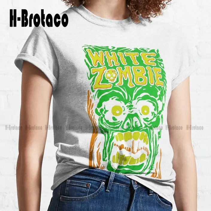 White Zombie Classic T-Shirt Tshirt Ruler High Quality Cute Elegant Lovely Kawaii Cartoon Sweet Cotton Tee Shirts Xs-5Xl Unisex