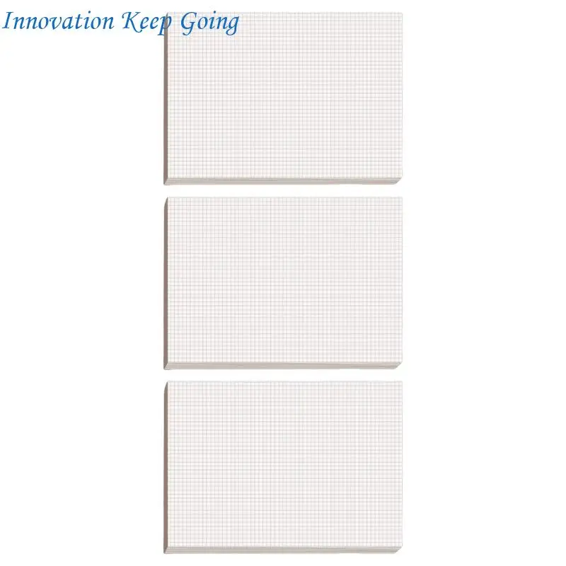 E65C 3 Pcs Multifunctional Draft Paper Paper Calculation Pad Lined Writing Pad