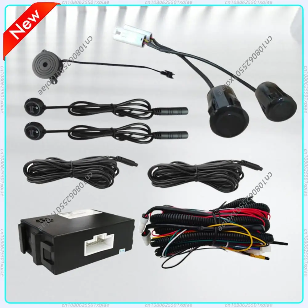 

12V Car Blind Spot Detection Ultrasonic Warning Light Blind Monitor System Waterproof Assist Lane Changing Parking Sensor Kit