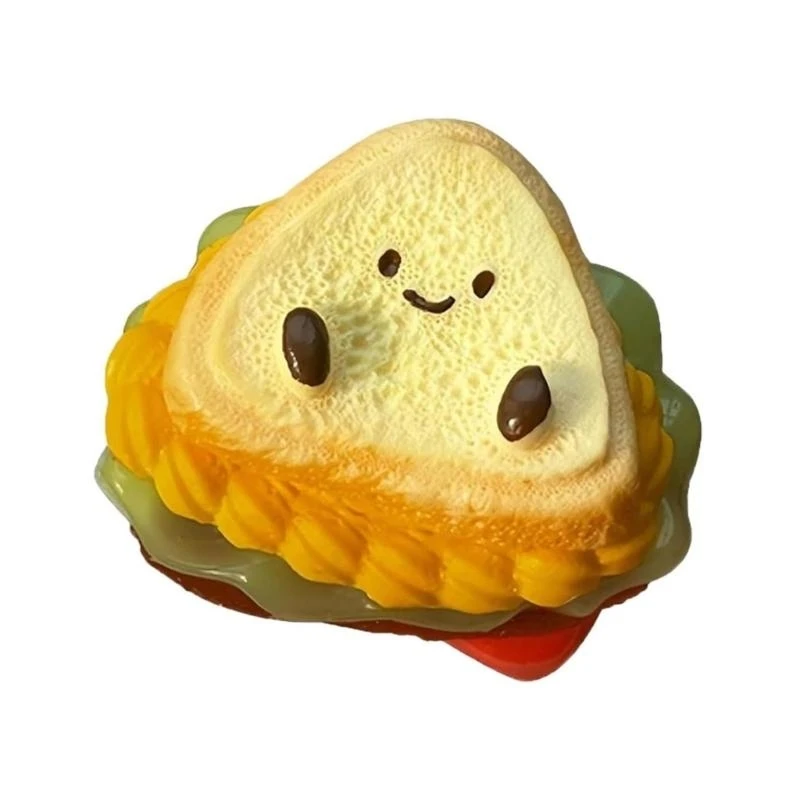 

Y4qa Squeeze Sandwich Играйте в пищевом стрессе уменьшить игрушку для игрушек сенсорной декомпрессии для взрослых