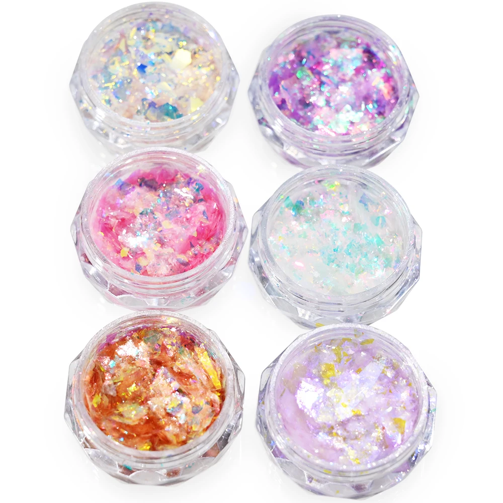 0.2กรัม/1Jar แป้งออโรร่า clould clould clould clould clould clould แป้งบางพิเศษไล่ระดับสีผงเลื่อมโอปอลเลื่อมทำเล็บกิ้งก่าตกแต่งเล็บเกล็ด