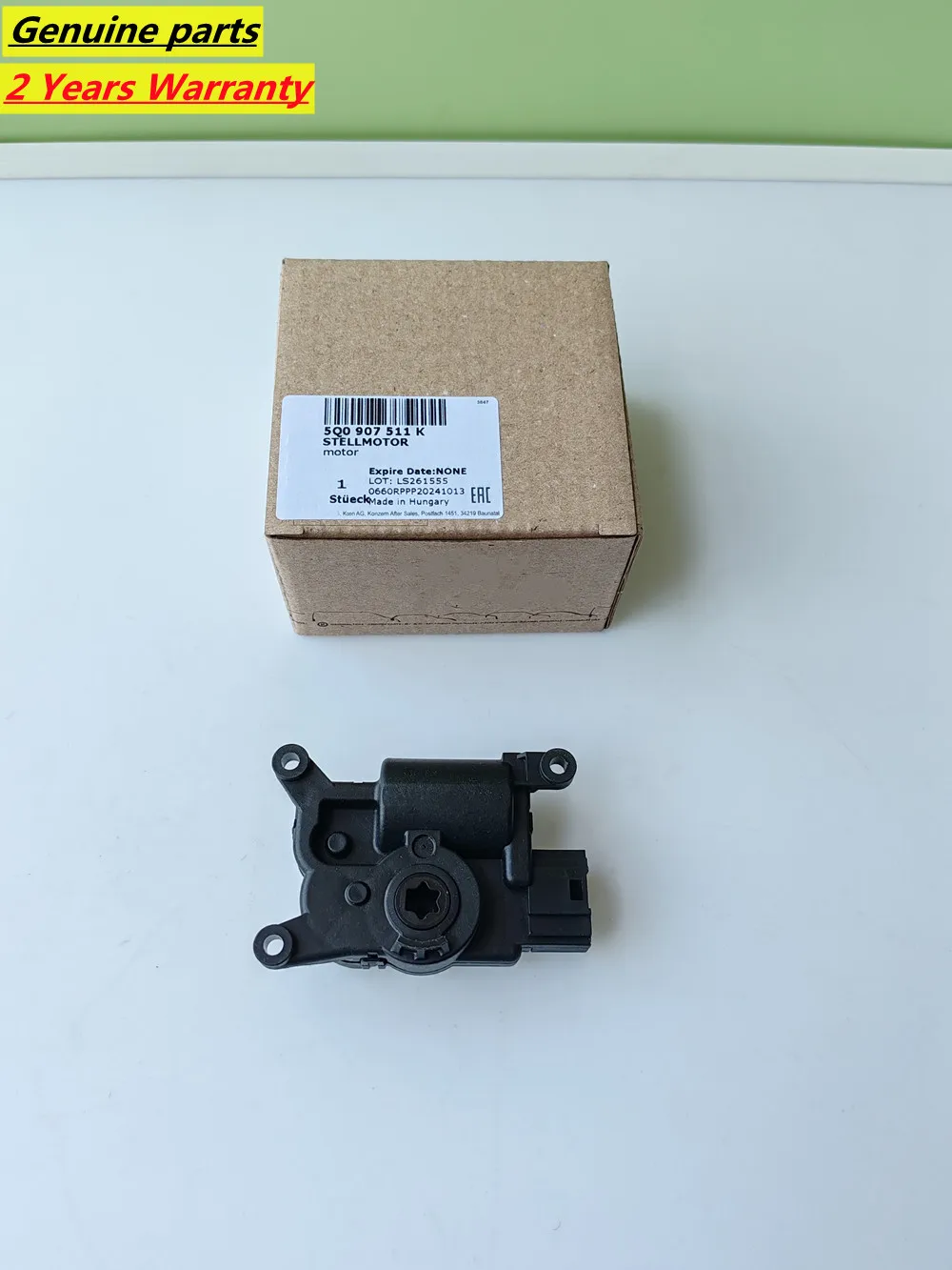 

Оригинальный актуатор заслонки отопителя 604339 5Q0-907-511-K / 5Q0907511K OEM для VW Golf 2014-2017, Tiguan, Atlas, Audi A3 Quattro