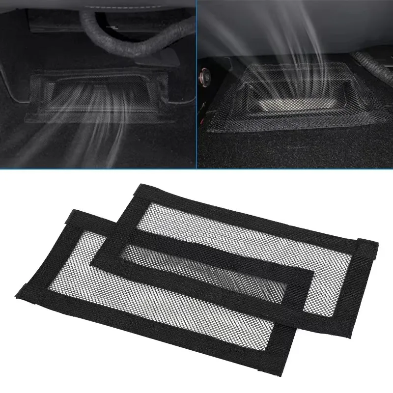 

Modification Accessories Air Outlet Cover For Tesla Model 3 Y Under Seat Anti-Blocking Dust Protective Net Car Styling Interior