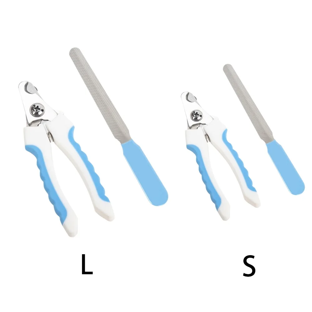 

Stainless Steel Cat Nail Clippers Labor-Saving with Safety Buckle Pet Nail Trimmer Non-slip Handle Dog Nail Trimmers Clipper