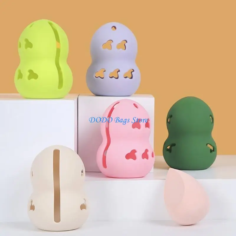 Estuche Viaje para esponja maquillaje, soporte para esponja maquillaje silicona, soporte para licuadoras, Estuche