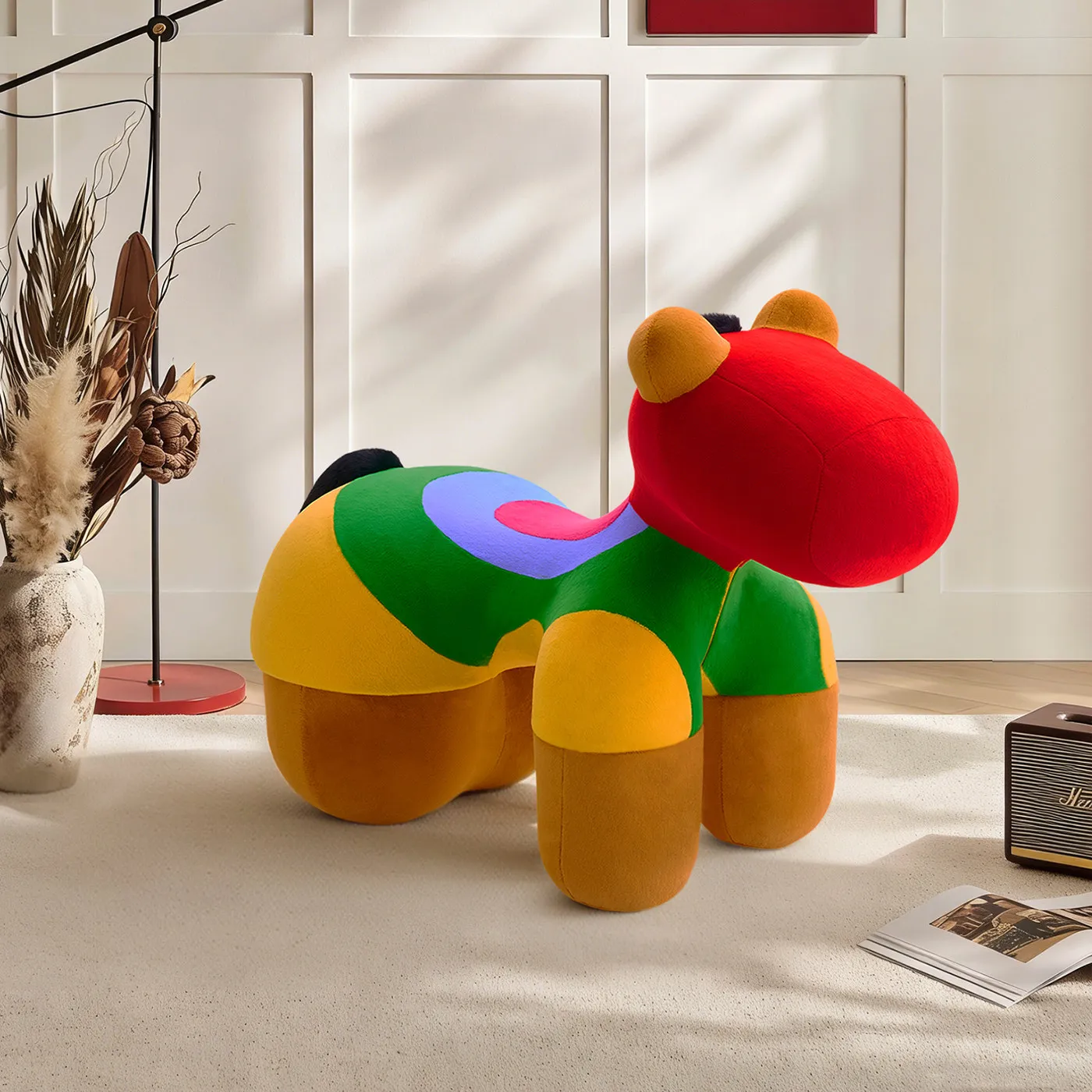 Internet celebrity pony chair creative chair, cartoon stool children