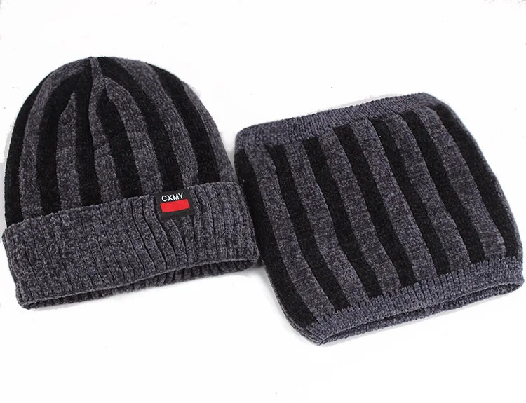 Fashion Head Headwear Cap Hugger Toque Stocking Watch Winter Fleece Thickened Hat Men Women windproof Warm Knitted Scarves 2M5